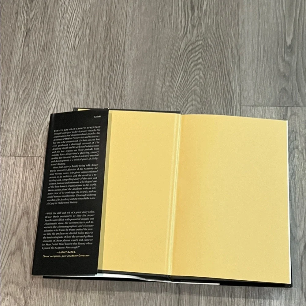 Black Hardcover Book - The Academy and the Award